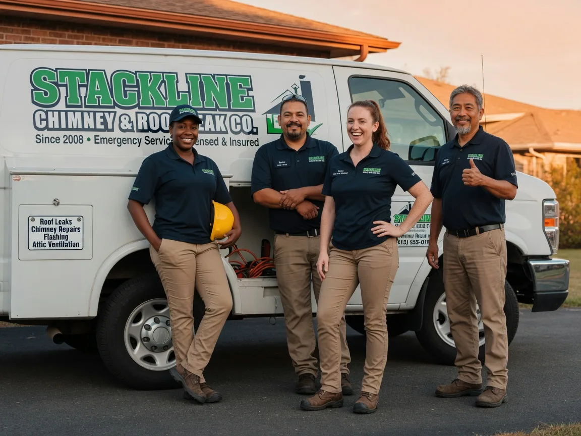 Chimney flashing repair company in Hawkins, TX